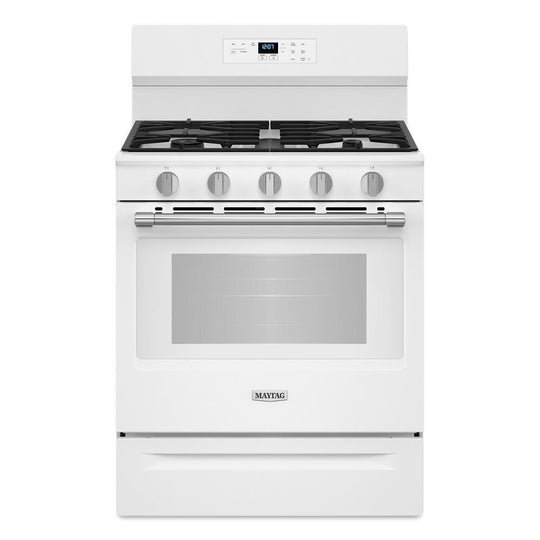 Maytag MFGS6030RW 30-Inch Wide Gas Range With No Preheat Air Fry And Air Baking - 5.0 Cu. Ft.