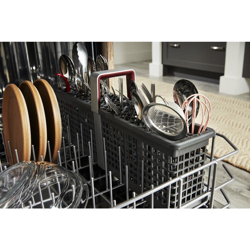 Kitchenaid KDFS224SWH Third Level Utensil Rack Dishwasher With 30+ Total Wash Jets, 47 Dba