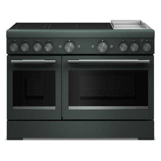 Kitchenaid KFID948SJP 48-Inch 6-Element Induction Freestanding Commercial-Style Range With Griddle