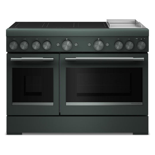 Kitchenaid KFID948SJP 48-Inch 6-Element Induction Freestanding Commercial-Style Range With Griddle