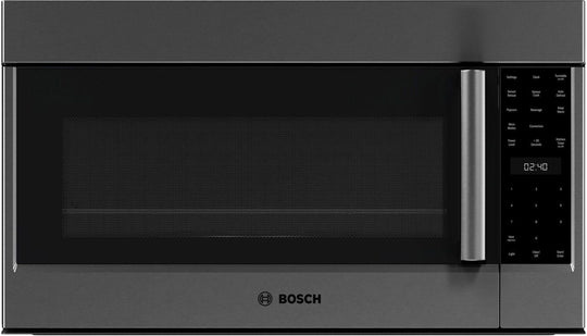 Bosch HMV8045U 800 Series Over-The-Range Microwave 30" Left Sideopening Door, Black Stainless Steel Hmv8045U