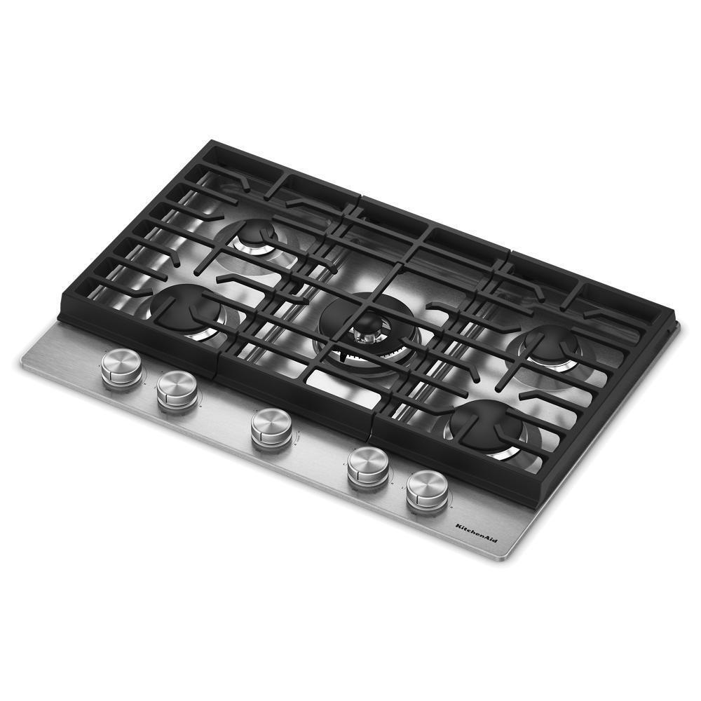 Kitchenaid KCGK530SSS Kitchenaid® 30 In. Gas Cooktop With 5 Burners And Integrated Wok Grate