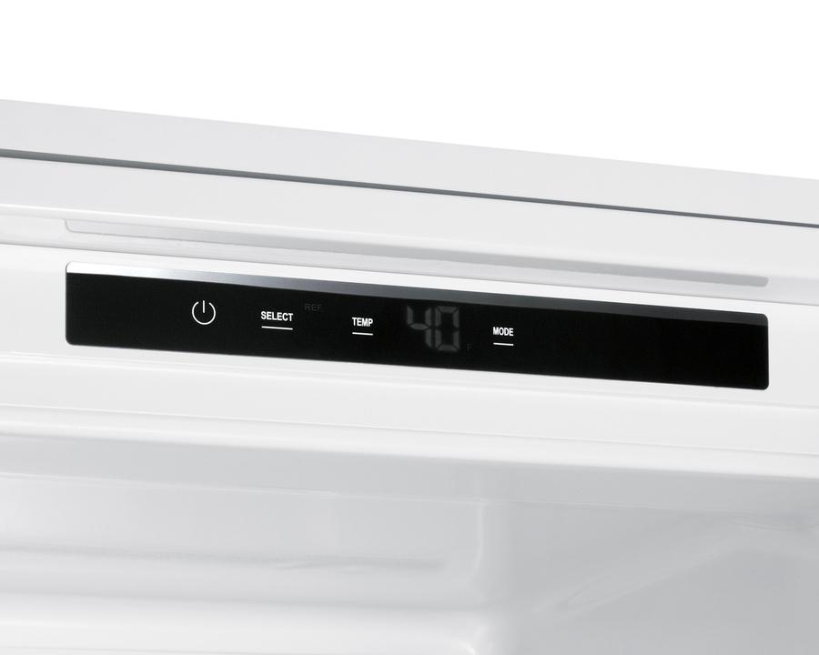 Summit FFBF11NTLHD 24" Wide Fully Integrated Bottom Mount Refrigerator-Freezer (Panel Not Included)