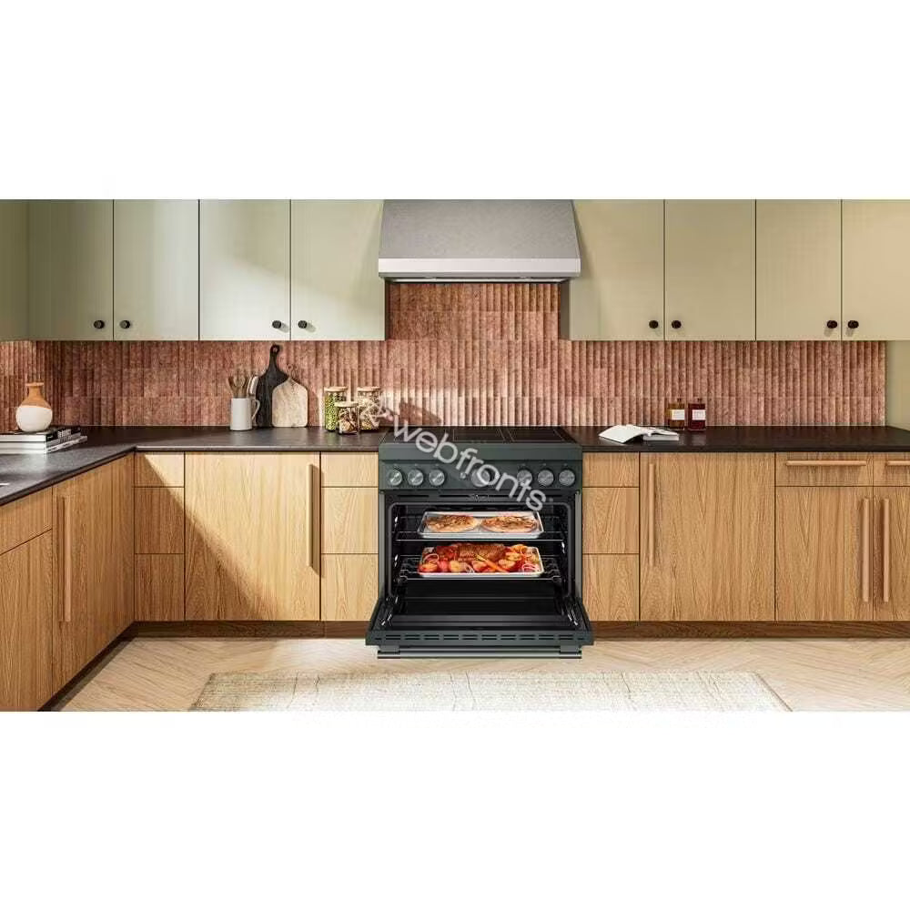 Kitchenaid KFIS936SJP 36-Inch 6-Element Induction Freestanding Commercial-Style Range With Air Fry