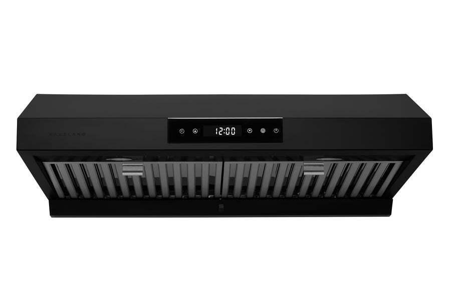 Hauslane UCPS18BLK30 Hauslane Chef 30-In Ducted Matte Black Undercabinet Range Hood