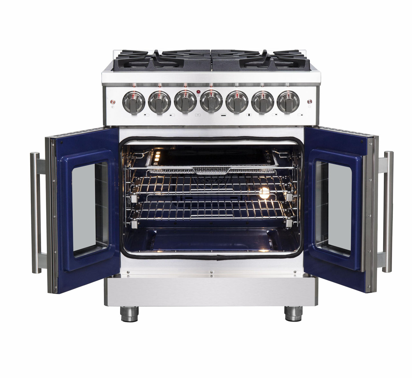 Forno FFSGS632530 Forno Massimo 30" Freestanding French Door Dual Fuel Range