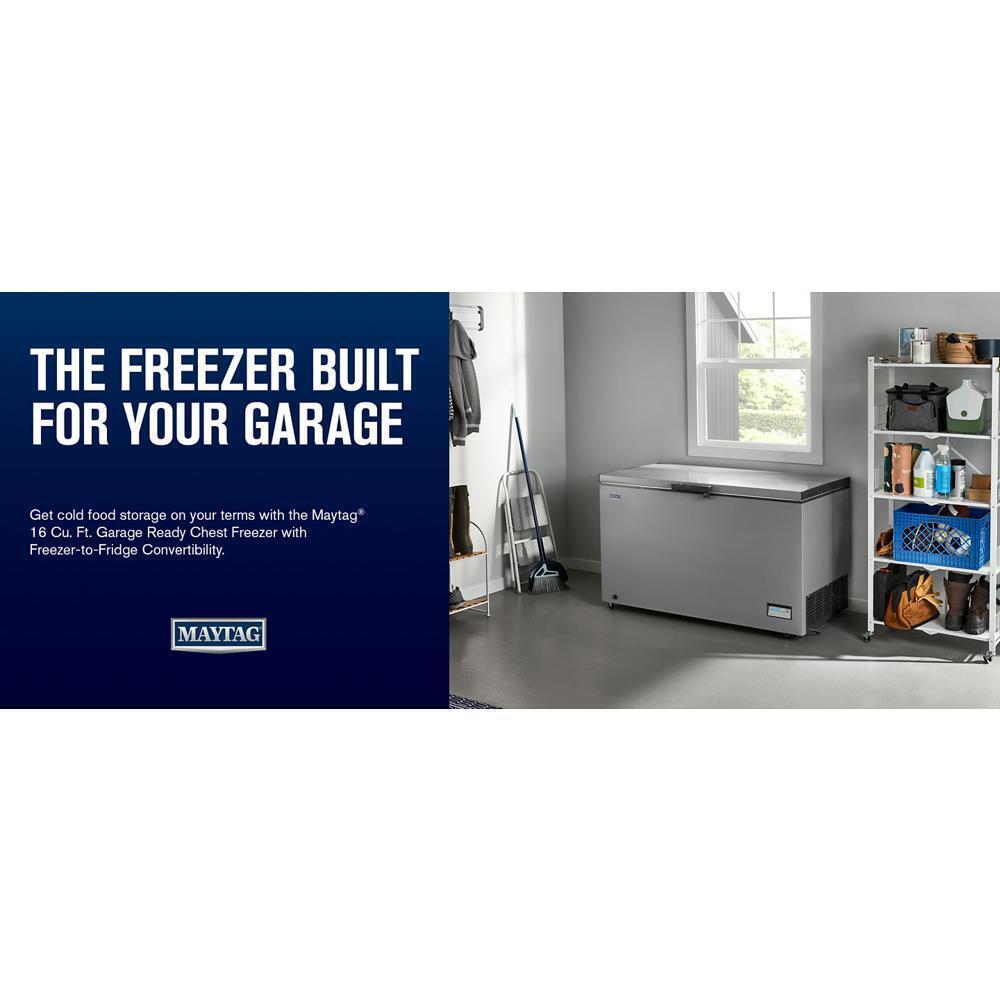 Maytag MZCC4316TG Maytag® 16 Cu. Ft. Garage Ready Chest Freezer With Freezer-To-Fridge Convertibility