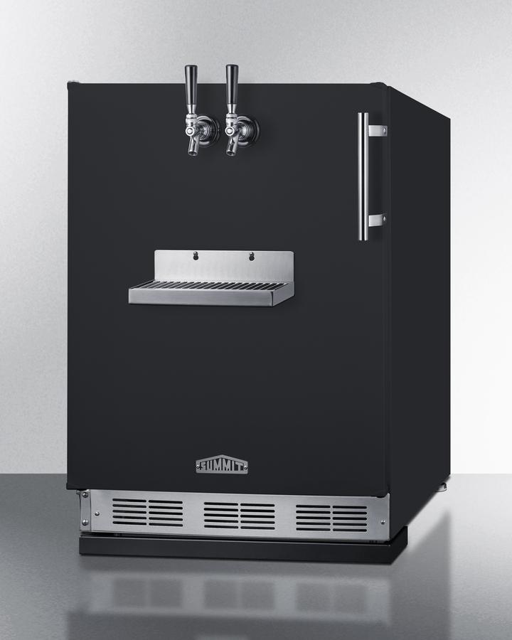 Summit SBC58BFRTPCFLHD 24" Wide Front Tap Built-In Cold Brew Coffee Kegerator