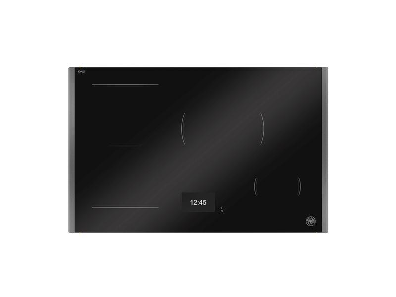 Bertazzoni PE304TC 30'' Induction Cooktop With Tft Display Interface And Metal Frame Black Glass / Carbonio