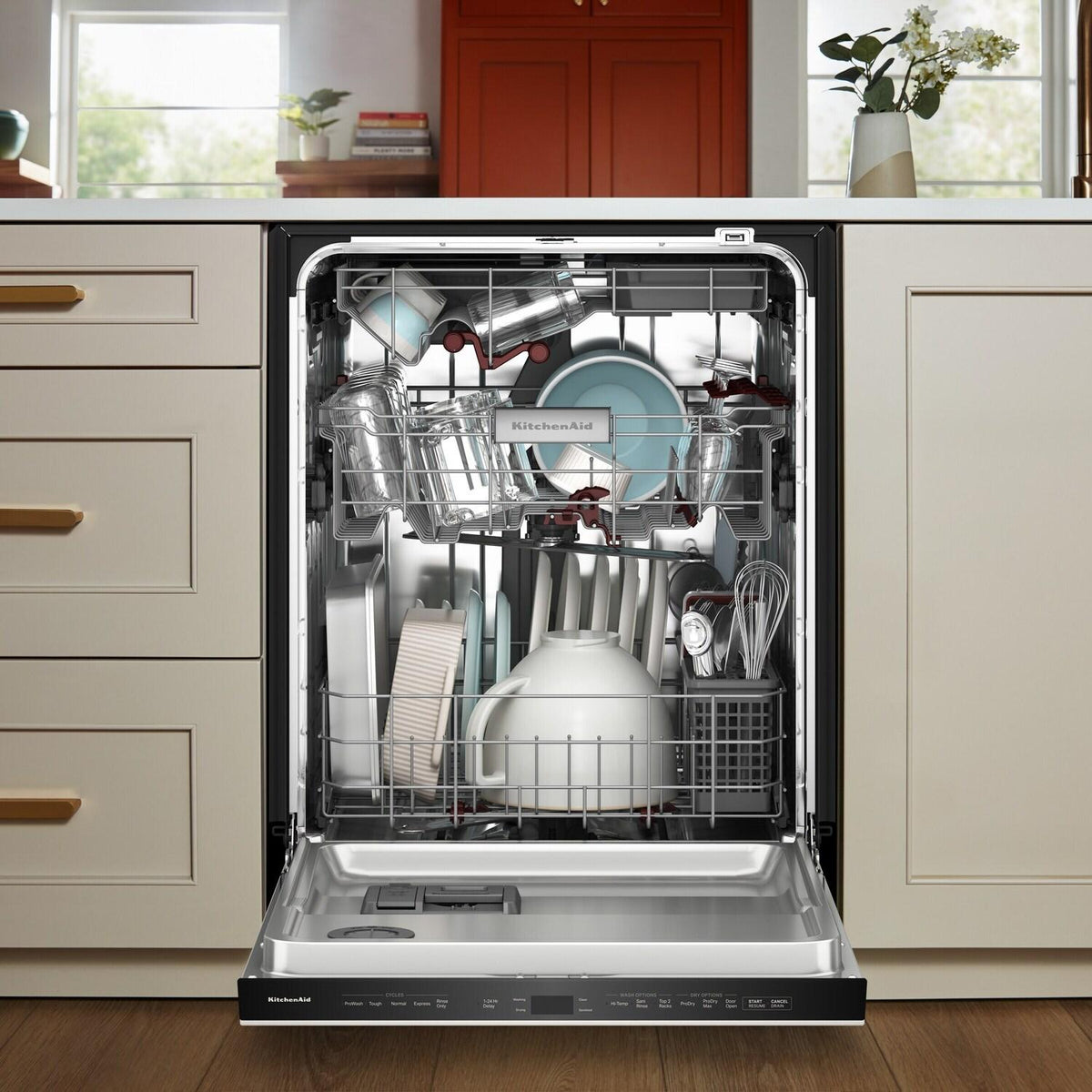 Kitchenaid KDTS624SPL Kitchenaid® 360(Degree) Max Jets™ Third Rack Dishwasher With Advanced Prodry™ System, 44 Dba