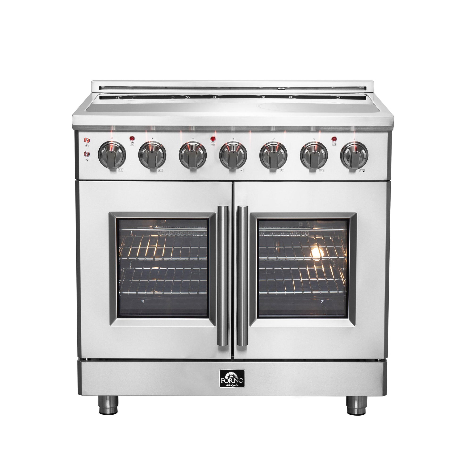 Forno FFSEL695536 Forno Massimo 36" Freestanding French Door Electric Range