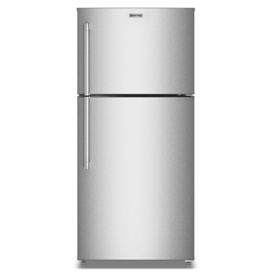 Maytag MRTX5119SZ 30-Inch Wide Top-Freezer Refrigerator With Garage Mode-19 Cu. Ft.