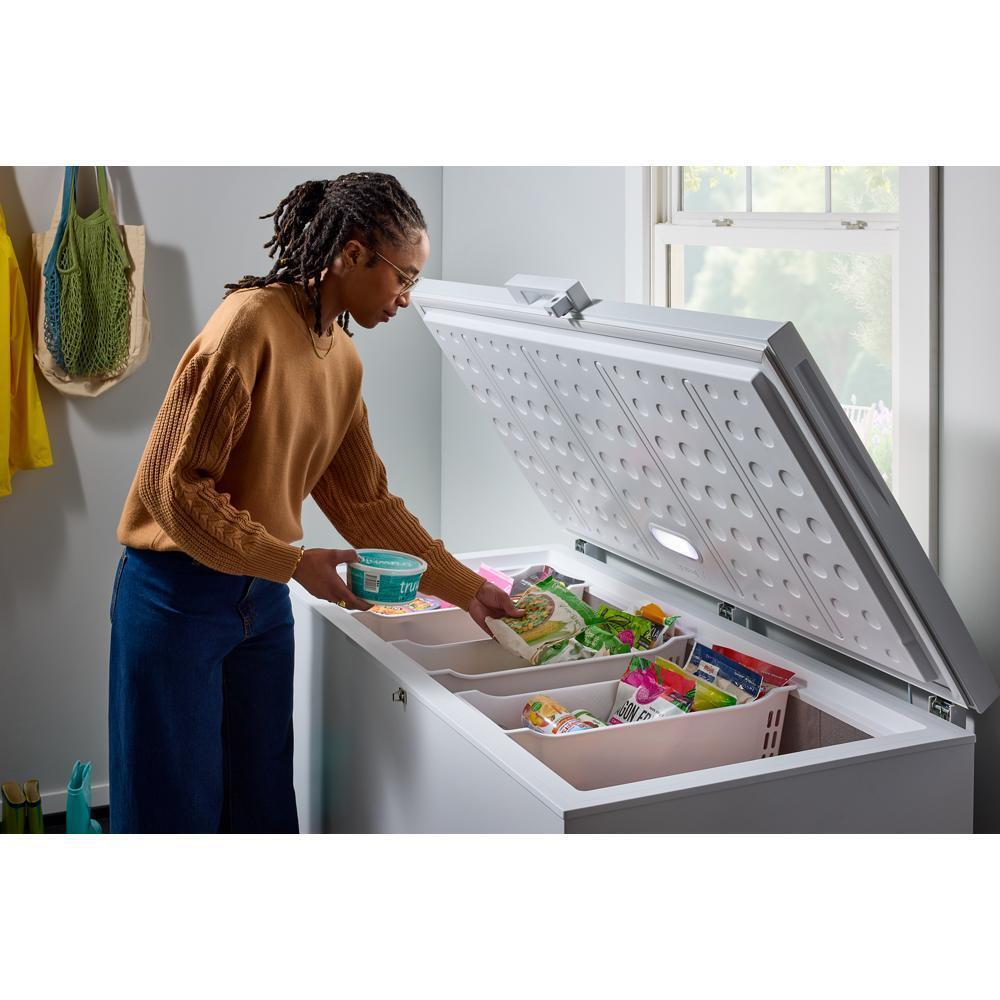 Whirlpool WZCC5519TW Whirlpool® 19 Cu. Ft. Convertible Freezer-To-Fridge Chest Freezer With 4 Storage Baskets