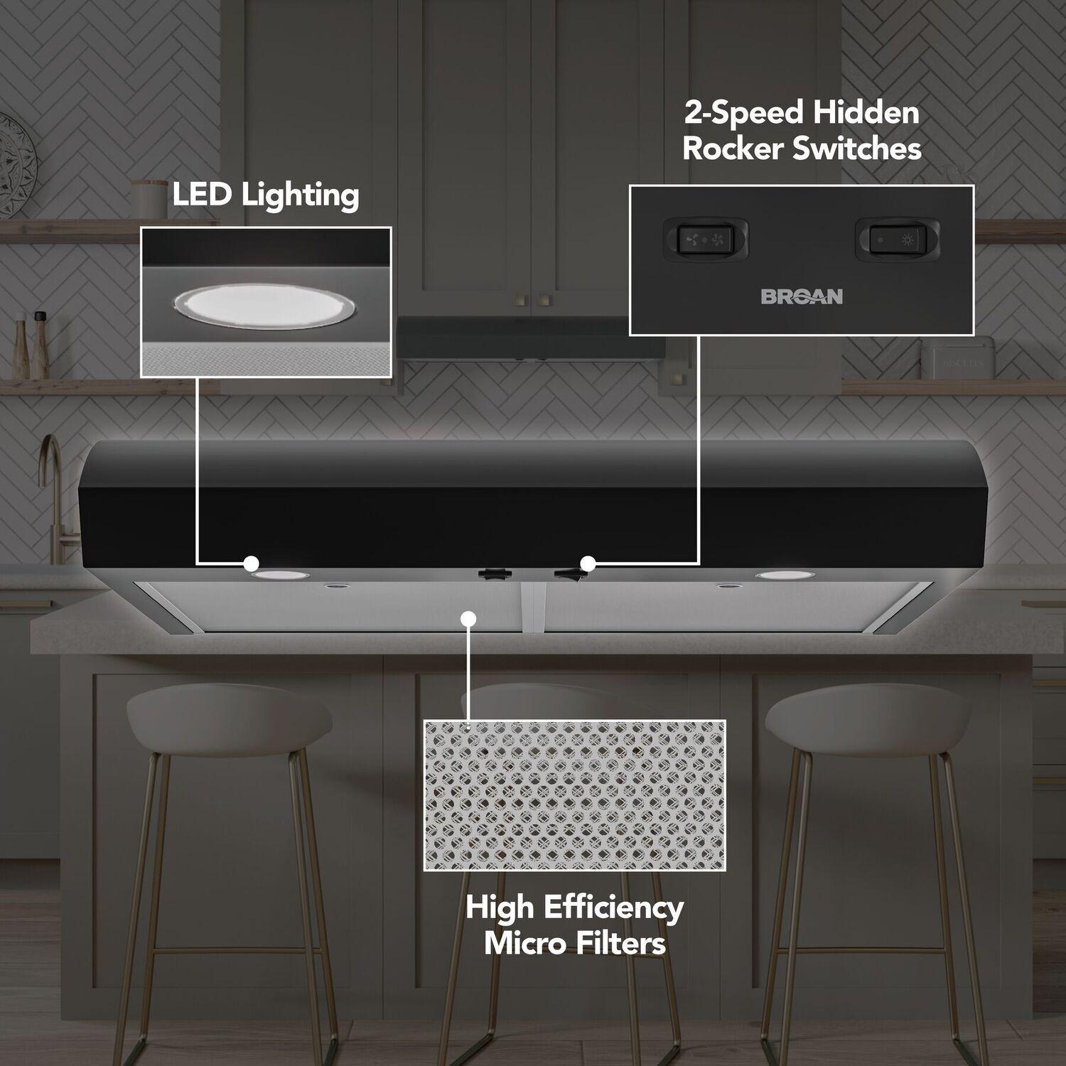 Broan MTR1303BL Range Hood - Thumbnail 5