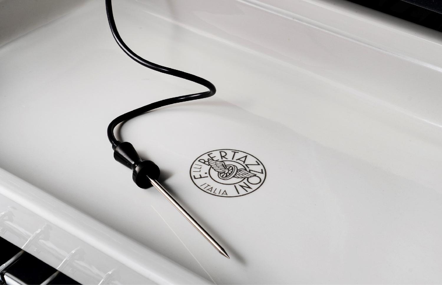 Bertazzoni HER366BCFGMNG 36 Inch All Gas Range, 6 Brass Burners And Cast Iron Griddle - Gold Accents Stainless Steel/Gold