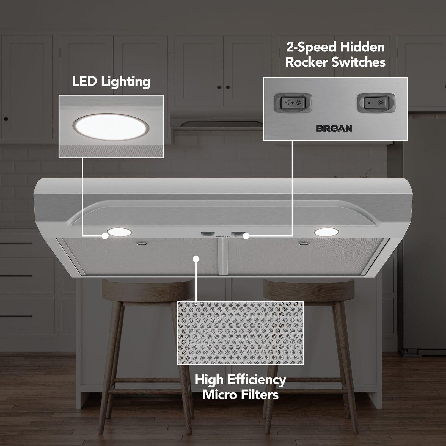 Broan ALT1303SS Alta Range Hood - Thumbnail 5