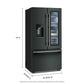 Kitchenaid KRFC936SJP Counter-Depth French Door Refrigerator With Clearvue™
