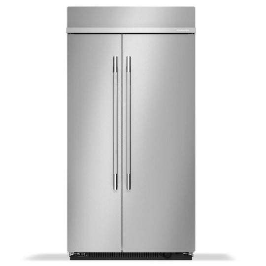 Kitchenaid KBSN742SPS 25.5 Cu. Ft. 42" Built-In Side-By-Side Refrigerator With Platinum Interior