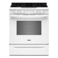 Whirlpool WSGS4530TW 30-Inch Gas Smart Range With Air Cooking Technology And Steam Clean