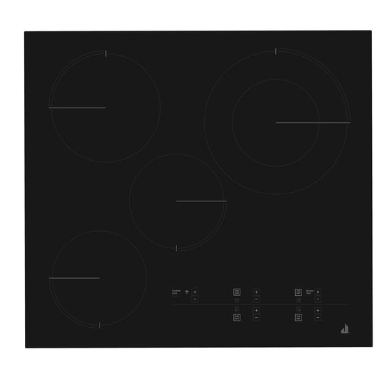 Jennair JEC4424HB Oblivian Glass 24" Electric Radiant Cooktop With Glass-Touch Electronic Controls Black