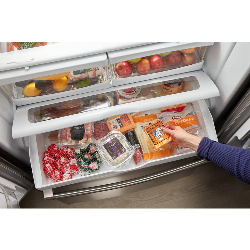 Maytag MRFF4136RZ Maytag® 36 Inch Wide French Door Bottom Mount Refrigerator With Max Cool Setting - 25 Cu. Ft.