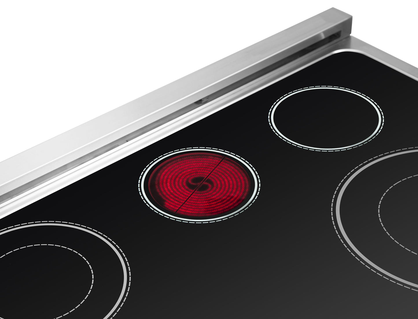 Forno FFSEL602036 Forno Massimo 36" Freestanding Chef _X000D_ Door Electric Range