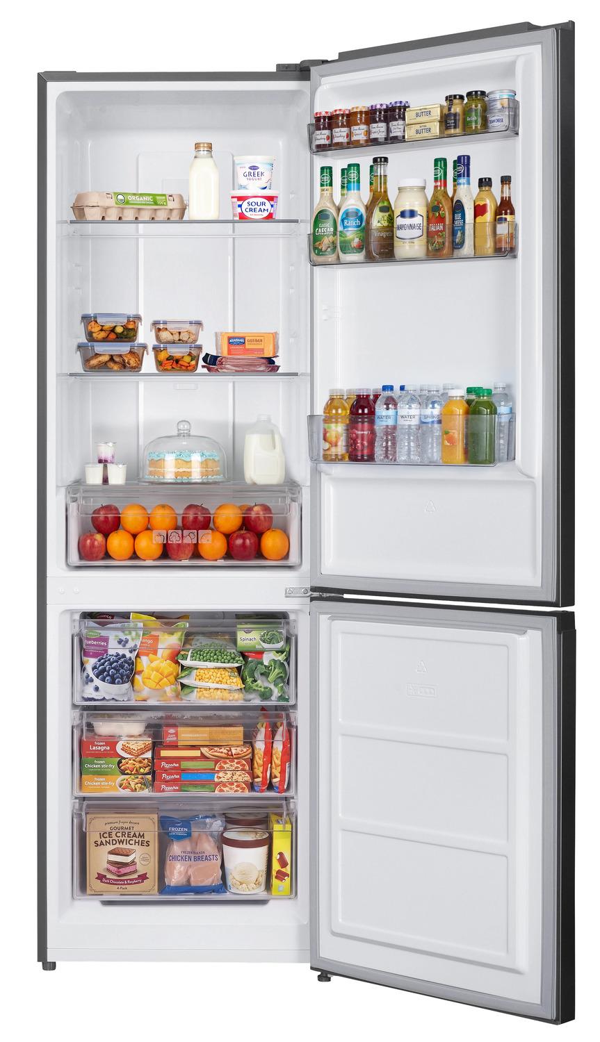 Sharp SJB1045SNS 10.4 Cu. Ft. Counter Depth 24 In. Bottom Freezer 2-Door Refrigerator With Reversible Door In Stainless Steel
