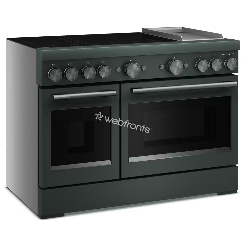 Kitchenaid KFID948SJP 48-Inch 6-Element Induction Freestanding Commercial-Style Range With Griddle