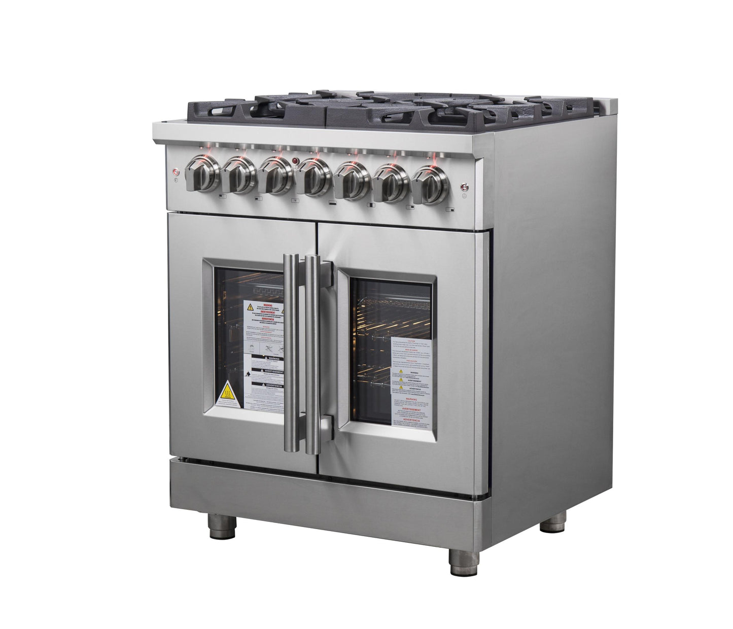 Forno FFSGS632530 Forno Massimo 30" Freestanding French Door Dual Fuel Range