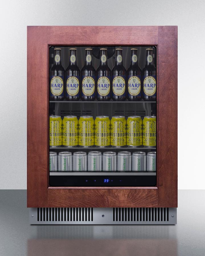 Summit SDHG2443PNR 24" Wide Built-In Beverage Center (Panel Not Included)