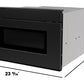 Sharp SMD2479MB Sharp 24 In. 1.2 Cu. Ft. Deco Series Built-In Smart Microwave Drawer™ Oven With Easy Wave Open In Black