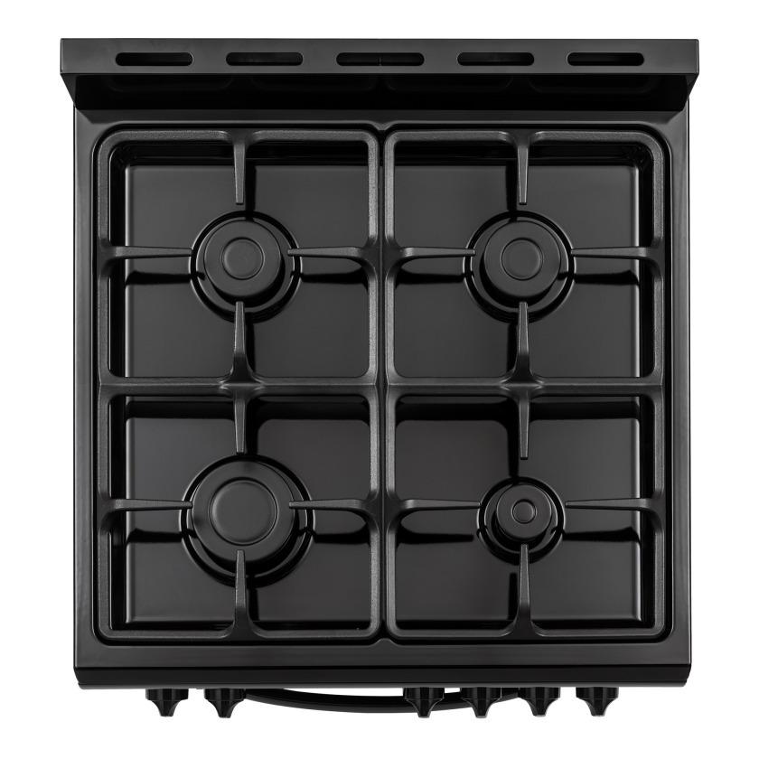 Element Appliance EGR244MCCB Element 2.4 Cu. Ft. 24 Gas Range - Black (Egr244Mccb)