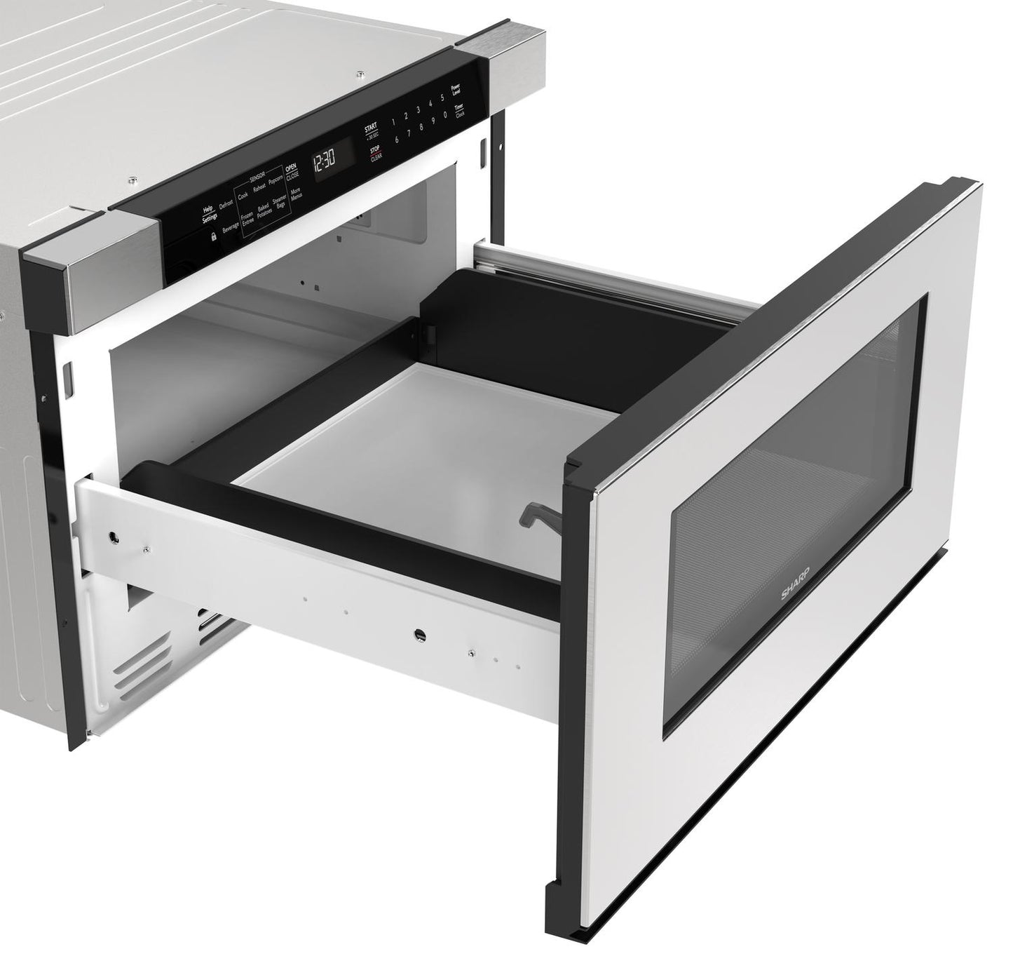 Sharp SMD2420MS Sharp 24 In. 1.2 Cu. Ft. Built-In Microwave Drawer™ Oven In Stainless Steel