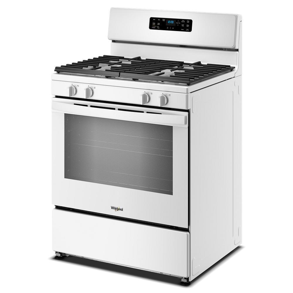 Whirlpool WFGS3030RW 30-Inch Gas Range With Crispy Mode And Dishwasher Safe Grates