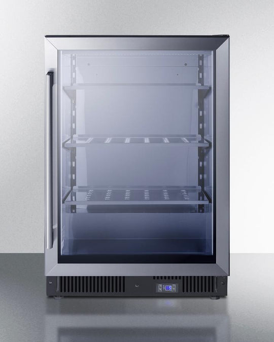 Summit SCF475 24" Wide Commercial Display Freezer
