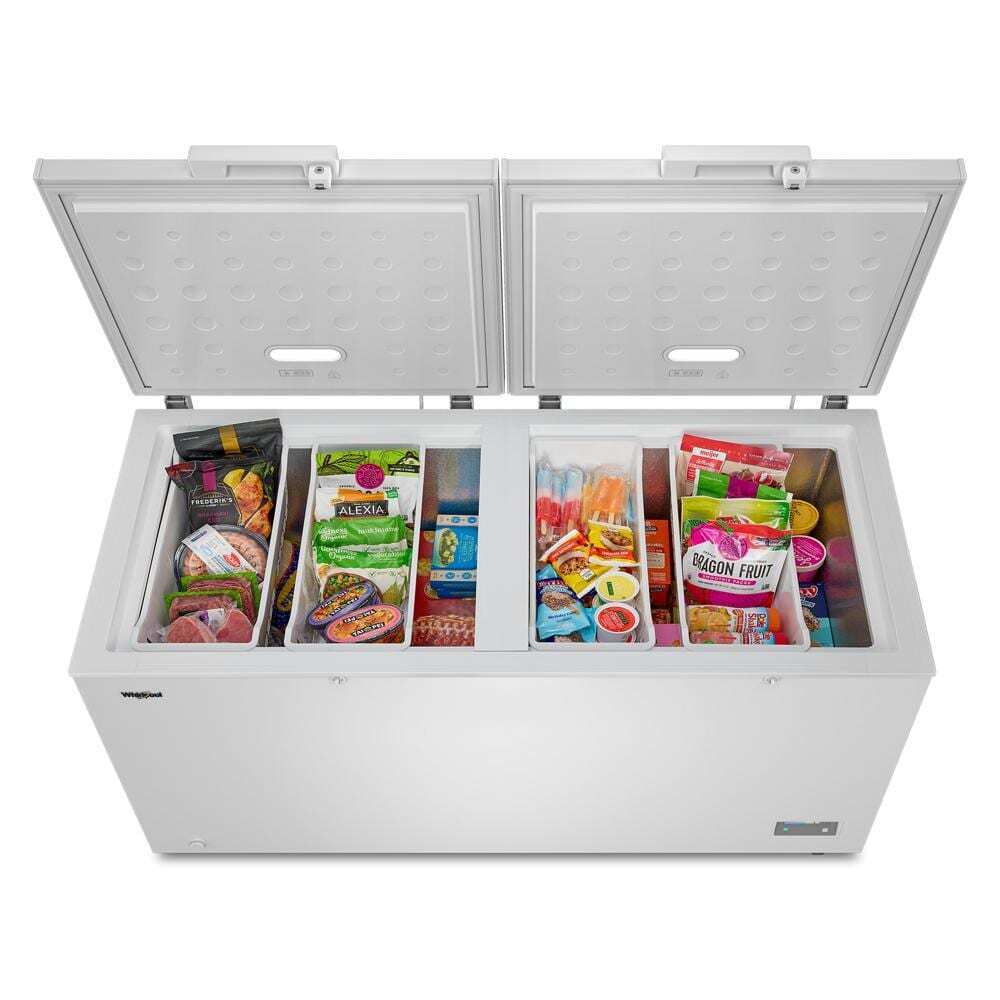 Whirlpool WZCC5519TW Whirlpool® 19 Cu. Ft. Convertible Freezer-To-Fridge Chest Freezer With 4 Storage Baskets