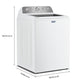 Maytag MTW5605RW 4.7 Cu. Ft. Pet Pro Top Load Washer