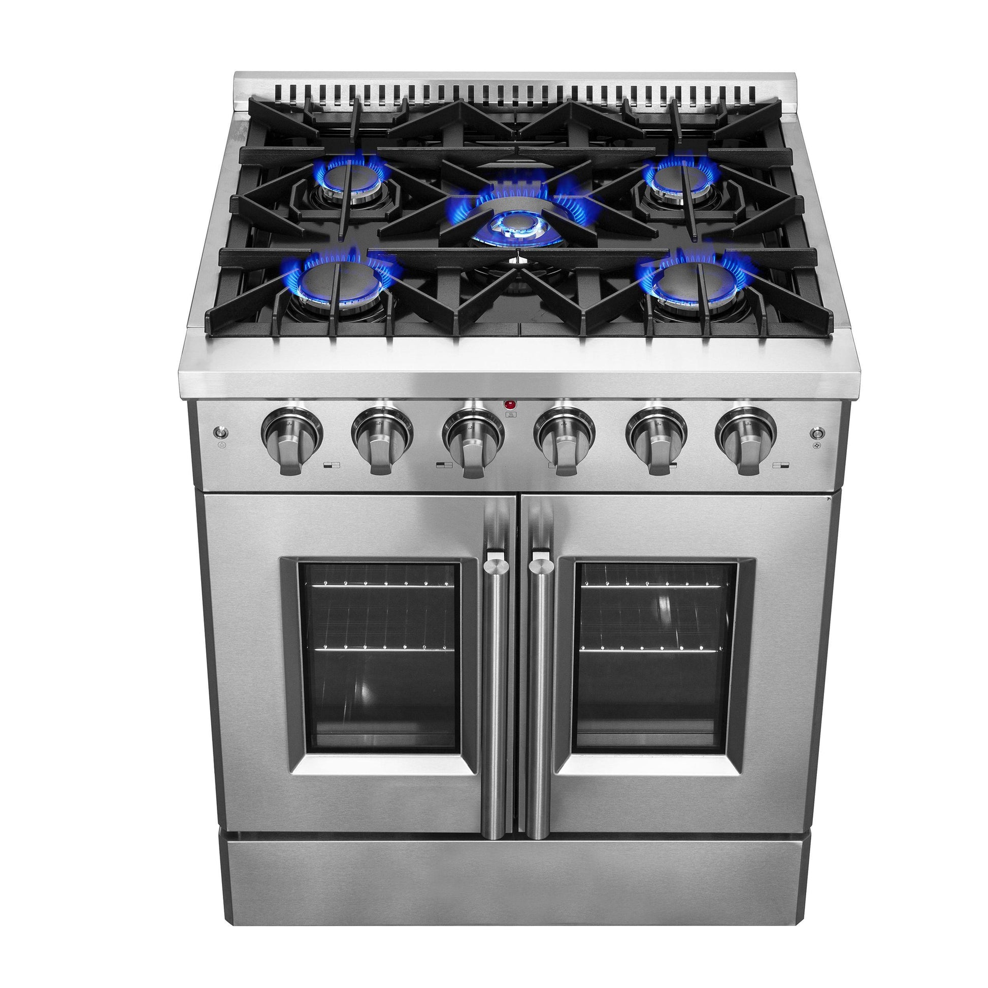 Forno FFSGS644430 Forno Galiano 30" Freestanding French Door Gas Range