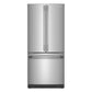 Kitchenaid KRFF330SPS 20 Cu. Ft. 30-Inch Width Standard Depth French Door Refrigerator With Printshield® Finish And Interior Dispense