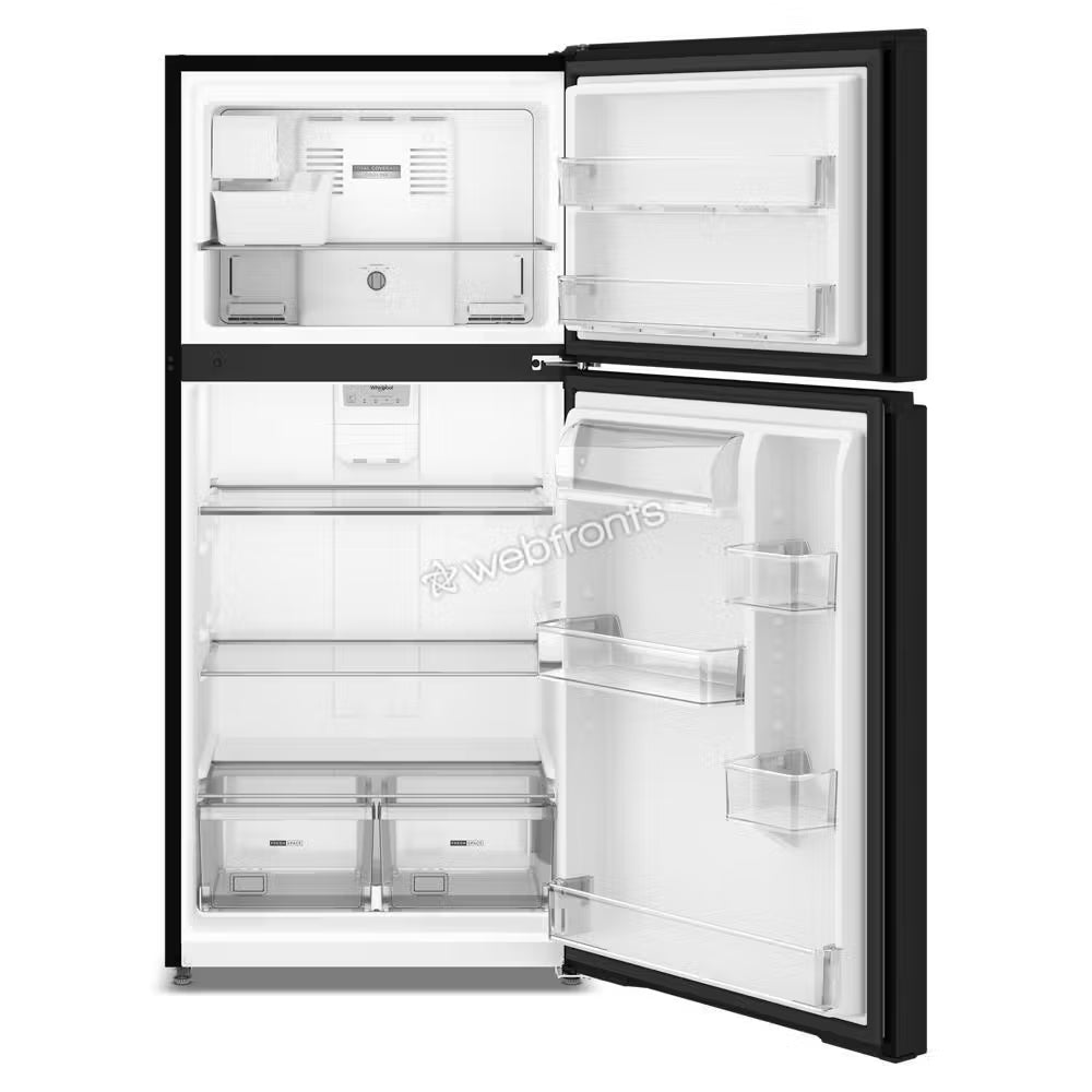 Whirlpool WRTX3219SB Whirlpool® 29.5-Inch Wide Top Freezer Refrigerator With Total Coverage Cooling- 19.3 Cu. Ft.