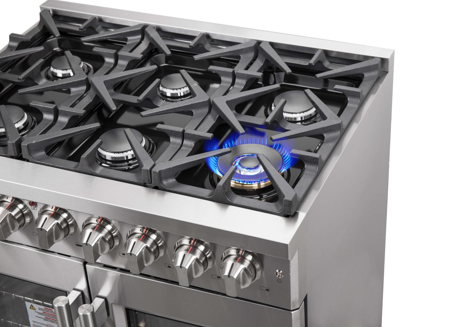 Forno FFSGS632536 Forno Massimo 36" Freestanding French Door Dual Fuel Range