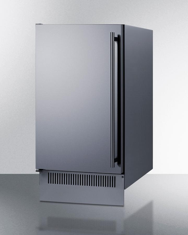 Summit BIM182OSLHD 18" Wide Outdoor Clear Icemaker