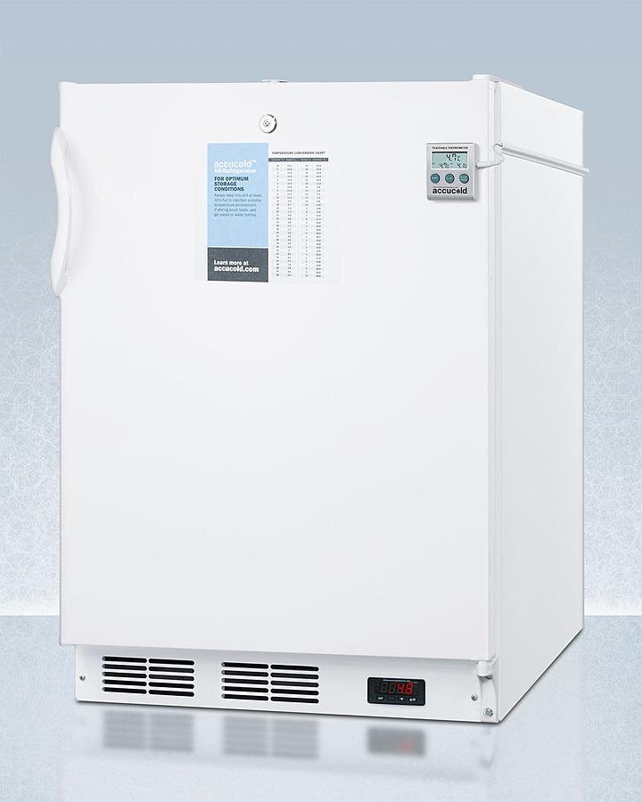 Summit FF6LWBI7PLUS2ADA 24" Wide Built-In All-Refrigerator, Ada Compliant