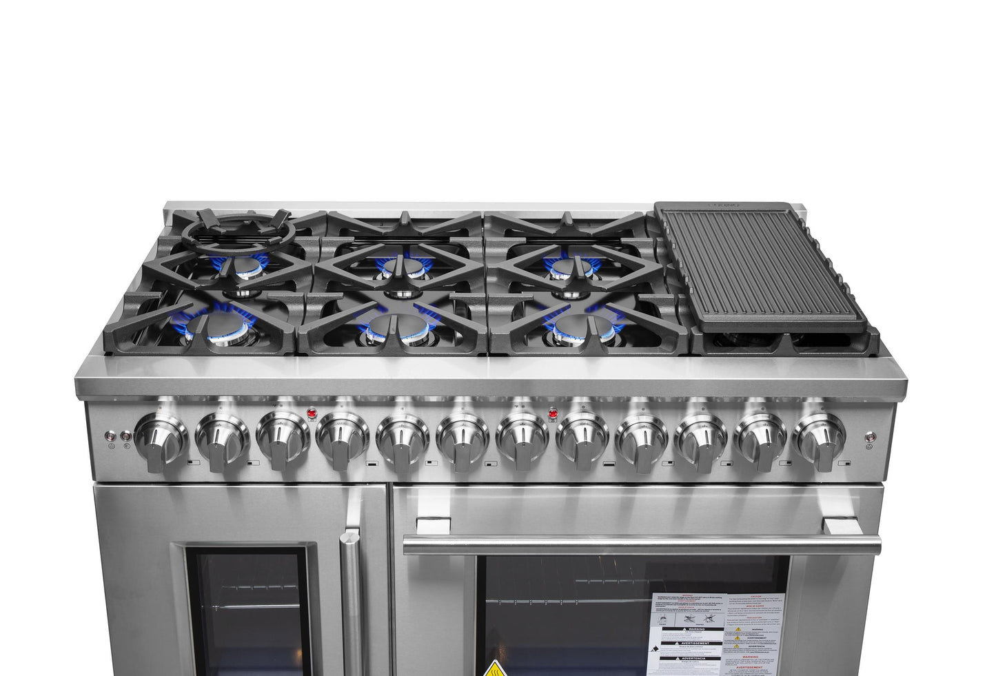 Forno FFSGS632548 Forno Massimo 48" Freestanding French Door Dual Fuel Range