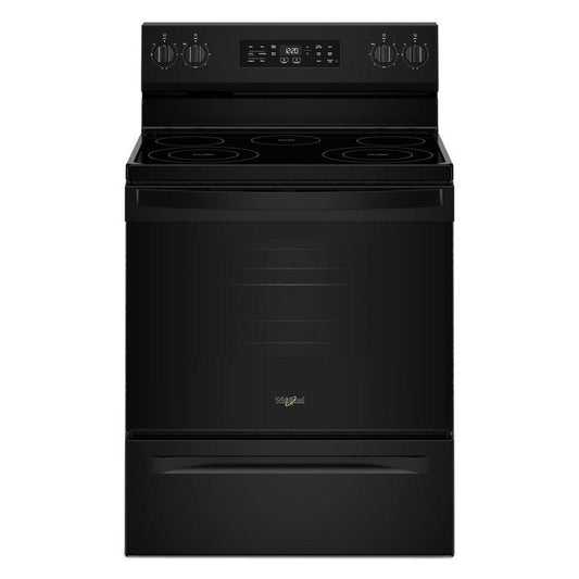 Whirlpool WFES4530SB 30-Inch Electric Range With Air Cooking Technology And Steam Clean