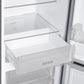 Sharp SJB1045SNS 10.4 Cu. Ft. Counter Depth 24 In. Bottom Freezer 2-Door Refrigerator With Reversible Door In Stainless Steel