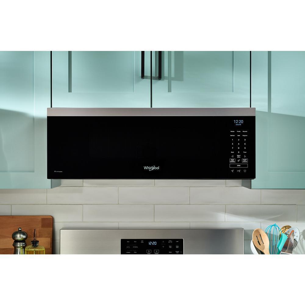 Whirlpool WMML5530RZ 1.1 Cu. Ft. Smart Low Profile Microwave Hood Combination With 450 Crm 4-Speed Venting