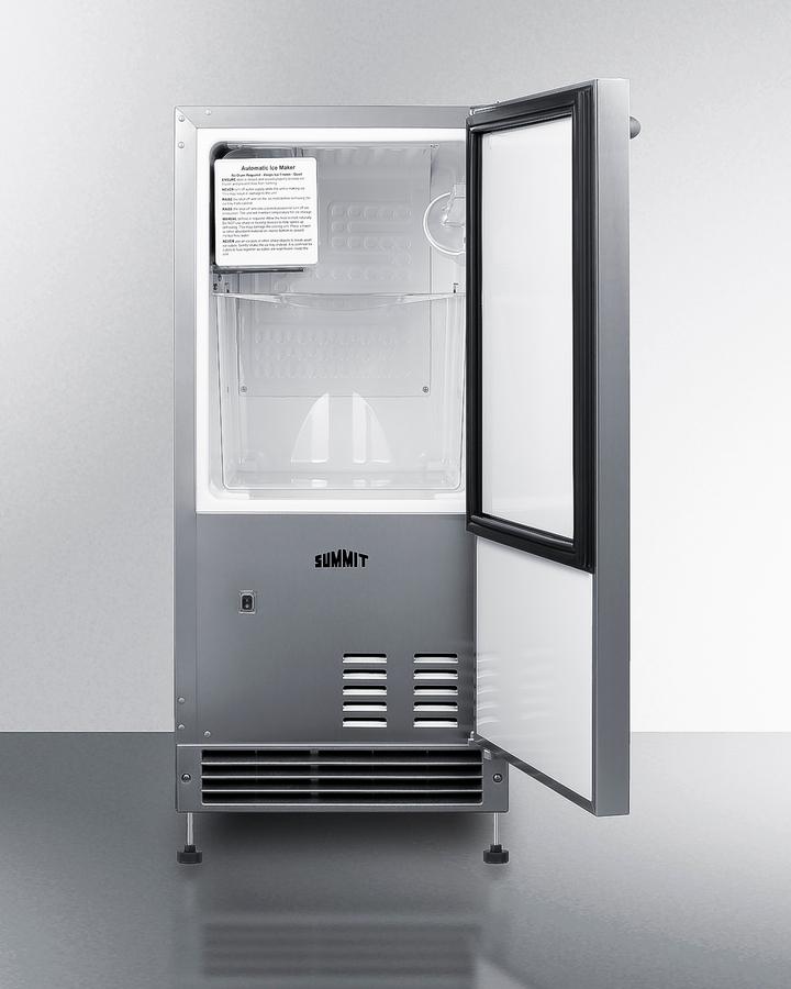 Summit BIM26H34 25 Lb. Drain-Free Icemaker