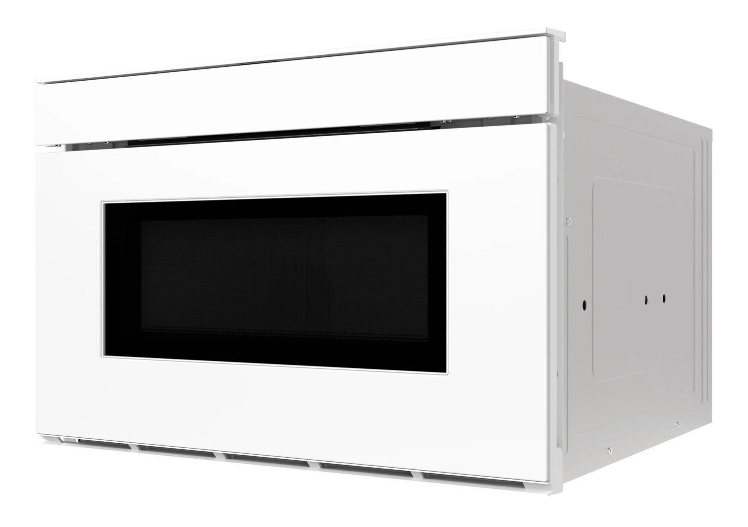 Sharp SMD2479MW Sharp 24 In. 1.2 Cu. Ft. Deco Series Built-In Smart Microwave Drawer™ Oven With Easy Wave Open In White