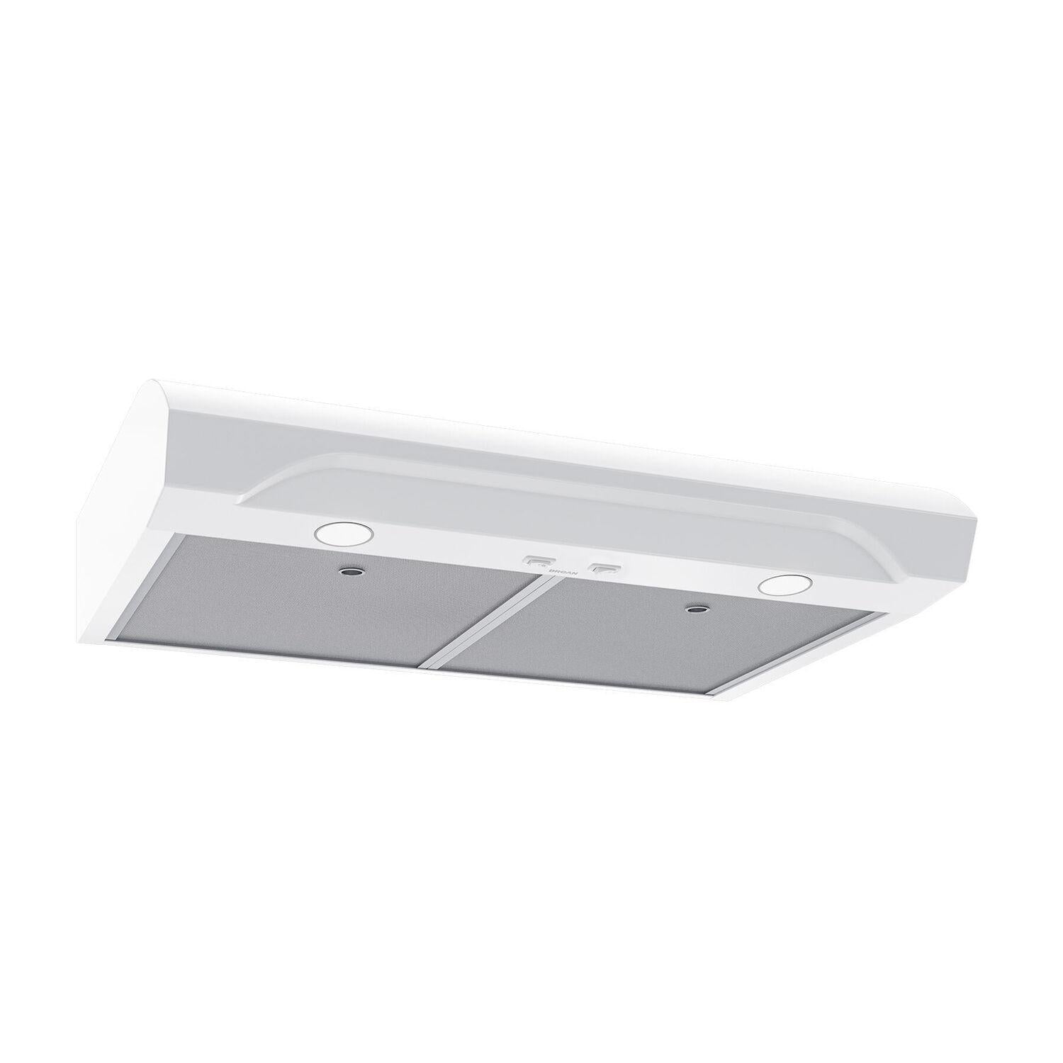 Broan ALT1303WW Alta 30-Inch 350 Max Blower Cfm 1.5 Sones White Range Hood